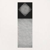 Grunge Metal Industrial Plate Style Yogamatte (Vorderseite)