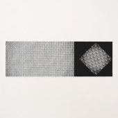 Grunge Metal Industrial Plate Style Yogamatte (Vorderseite (Horizontal))