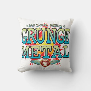 Grunge Metal Soul Kissen