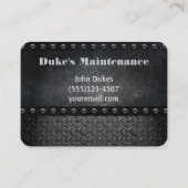 Grunge Metal Tools Handyman Maintenance Visitenkarte (Vorderseite)