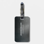 Grunge Metallic Backgrounds Gepäckanhänger (Rückseite vertikal)