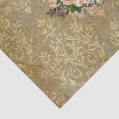 Grunge, mit Blumen, Vintag, Damast, viktorianisch, Seidenpapier (Ausschnitt)