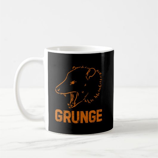 Grunge mit Opossum Kaffeetasse (Links)