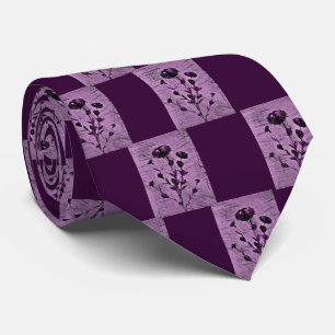 Grunge Mittelalterliche Blume Krawatte