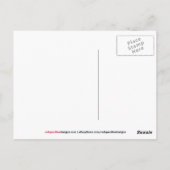 Grunge Mittelalterliches Schloss Postkarte (Rückseite)