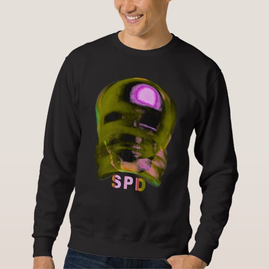 Grunge Monster Kreatur Sweatshirt (Vorderseite)