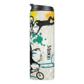 Grunge Mountain Bike Dirt Bike BMX Thermosbecher (Nach rechts gedreht)