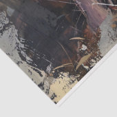 Grunge Mushrooms Illustration Dekoupage Seidenpapier (Ausschnitt)