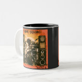 Grunge Music Seattle 1991 Zweifarbige Tasse (Vorderseite Links)