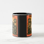 Grunge Music Seattle 1991 Zweifarbige Tasse (Mittel)