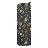 Grunge-Musik-Schädelkreuz Thermosbecher (Nach links gedreht)