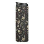 Grunge-Musik-Schädelkreuz Thermosbecher (Nach rechts gedreht)