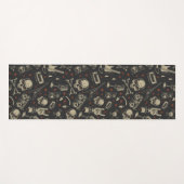 Grunge-Musik-Schädelkreuz Yogamatte (Vorderseite (Horizontal))