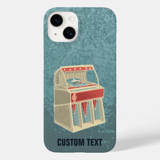 Grunge-Musikbox Case-Mate iPhone Hülle (Rückseite)