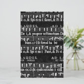 Grunge-Musiknoten Briefpapier (Stehend Vorderseite)