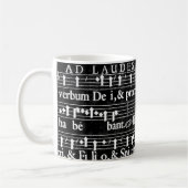 Grunge-Musiknoten Kaffeetasse (Links)