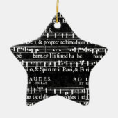 Grunge-Musiknoten Keramikornament (Vorne)