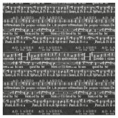 Grunge-Musiknoten Stoff (Muster)