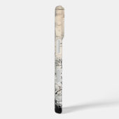 Grunge Newspapier Bird Collage Scrapbook Monogram Case-Mate iPhone Hülle (Rückseite / Rechts)