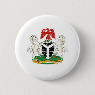 Grunge Nigeria-Wappen Button