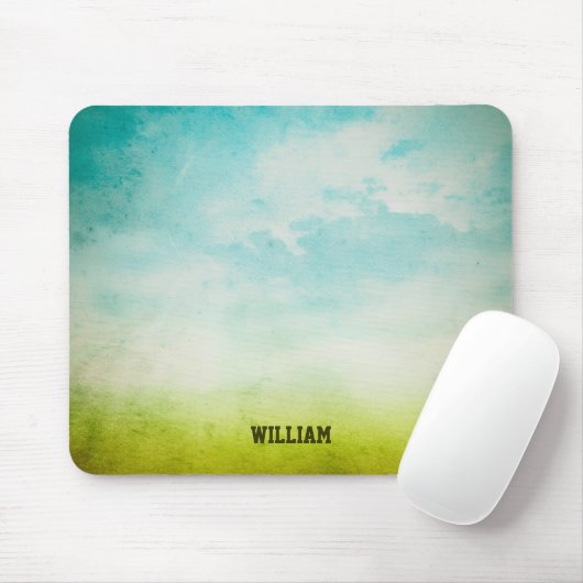 Grunge Paint Mouse Pad mit Individuelle Name Mousepad (Mit Mouse)