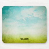 Grunge Paint Mouse Pad mit Individuelle Name Mousepad (Vorne)