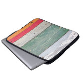 Grunge Paint on Wood Laptopschutzhülle (Vorne Knopf)