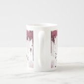 Grunge Paint Spritzer - Port Red - Tasse (Rückseite)