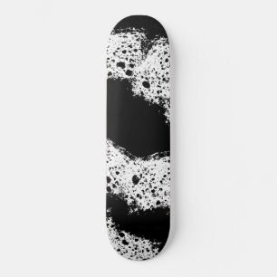 Grunge Paint Spritzer Skateboard