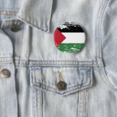 Grunge Palästina-Flagge Button (Beispiel)
