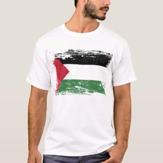 Grunge Palästina-Flagge T-Shirt