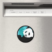 Grunge Panda. Magnet (In Situ (Geschirrspüler))