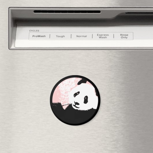 Grunge Panda. Magnet (In Situ (Geschirrspüler))