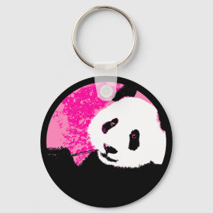 Grunge Panda. Schlüsselanhänger