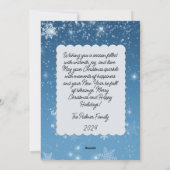 Grunge Paper Design Feiertagskarte (Rückseite)