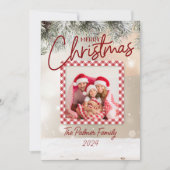 Grunge Paper Design Feiertagskarte (Vorderseite)