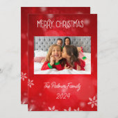 Grunge Paper Design Feiertagskarte (Vorne/Hinten)