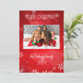 Grunge Paper Design Feiertagskarte (Stehend Vorderseite)