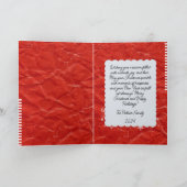 Grunge Paper Design Feiertagskarte (Innenseite)