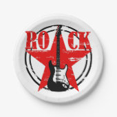 Grunge Pappteller (Vorderseite)