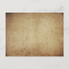 Grunge Parchment Rustic Postkarte