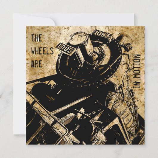 Grunge-Party Einladung (Vorderseite)