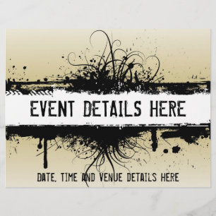 Grunge-Partyflyer Flyer