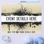 Grunge-Partyflyer Flyer (Einzeln)