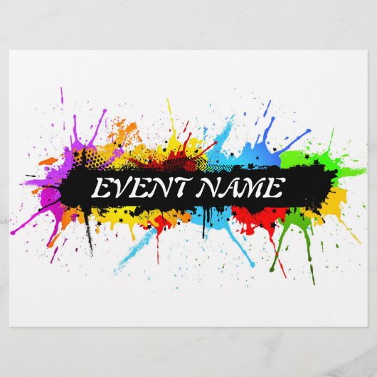 Grunge-Partyflyer Flyer (Vorne)
