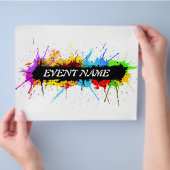 Grunge-Partyflyer Flyer (Hand)