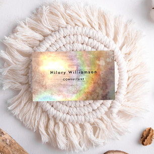 Grunge Pastel Tan Beige Visitenkarte