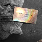 Grunge Pastel Tan Beige Visitenkarte