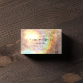 Grunge Pastel Tan Beige Visitenkarte