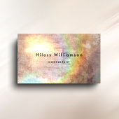 Grunge Pastel Tan Beige Visitenkarte